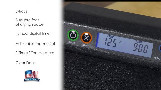Excalibur 4548 Dehydrator - 5 Tray with 48 hour built in timer - digital controller смотреть онлайн