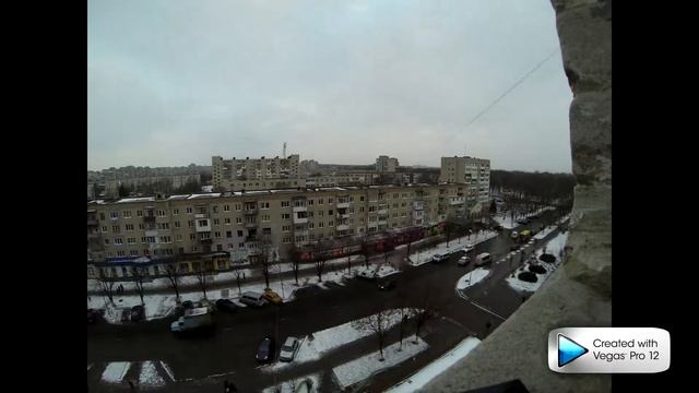 Два часа жизни Червонограда за пару секунд.(ТАЙМЛАПС) GO PRO смотреть онлайн