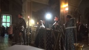 Утреня Великого Пятка с чтением 12 ти Евангелий Святых Страстей Господа нашего Иисуса Христа