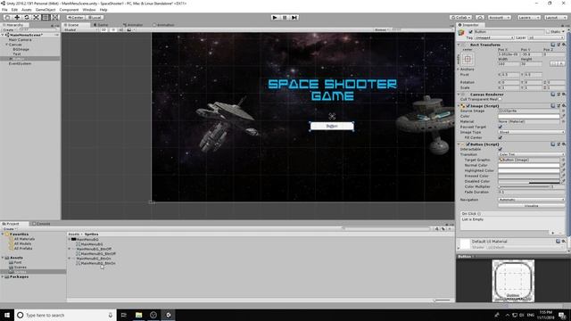Part1 - Creating Main Menu in Unity смотреть онлайн