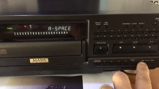 Technics SL PS900, lettore CD player anno di produzione 1991 смотреть онлайн