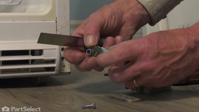 Whirlpool Refrigerator Repair - How To Replace The Bottom Door Hinge W/ Pin (Whirlpool # WP2254473)