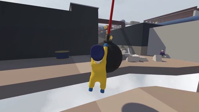 Играем "Human Fall Flat" c PaNDaMEn_kms и его Другом Ч.2 смотреть онлайн