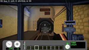 Работаю машинистом электропоезда на Калужско-Рижской линни метро в майнкрафт!