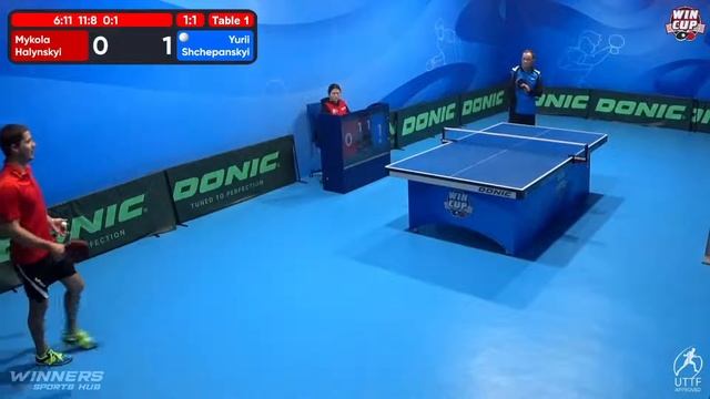 16:30 Mykola Halynskyi (1:3) Yurii Shchepanskyi West 3 WIN CUP 23.09.2022 | TABLE TENNIS WINCUP смотреть онлайн