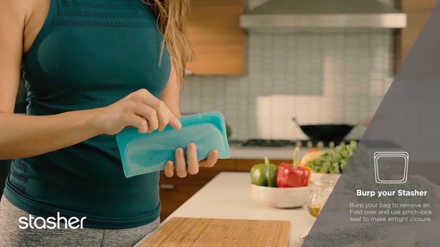 Stasher Silicone Reusable Storage Bags смотреть онлайн