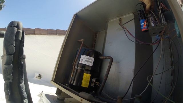 Six ACs Assembly Line Style Air Conditioner Capacitor Plus Hard Start Kit Maintenance Check Up смотреть онлайн