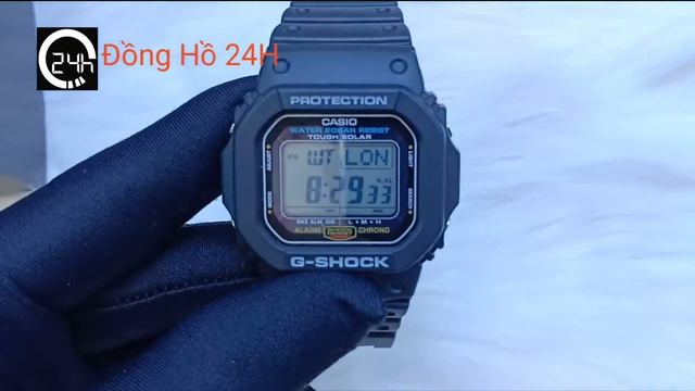 Review Đồng Hồ Chính Hãng Casio G-Shock Tough Solar G-5600E-1DR [Dongho24h.com] смотреть онлайн