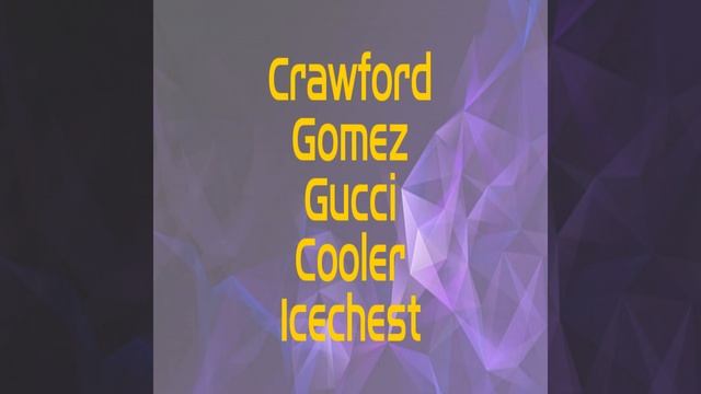 Gucci Cooler Icechest смотреть онлайн