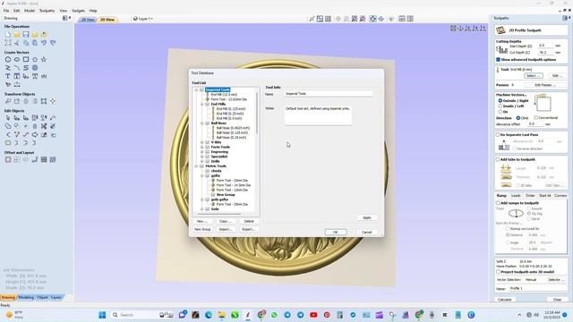 Vectric Tutorial 5 For 3d design | vectric aspire, | VCarve Pro,#cncwoodcraft смотреть онлайн
