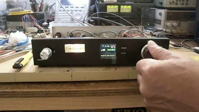 N6QW'(Color LCD&Si5351)VFO 7MHz Receiver / JA2NKD смотреть онлайн