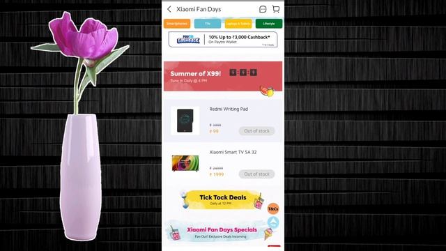 mi store 99 rupees sale || Xiaomi fan days || mi store summer of x99 sale смотреть онлайн