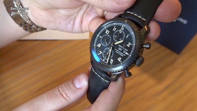 Breitling Navitimer 8 Chronograph 43 Black Steel M13314101B1X1 Moderne schwarze Fliegeruhr in Stah смотреть онлайн