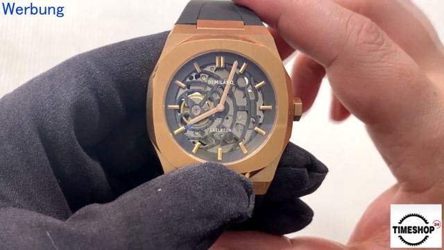 D1 Milano SKRJ03 Skeleton Automatik Review by. timeshop24.de смотреть онлайн