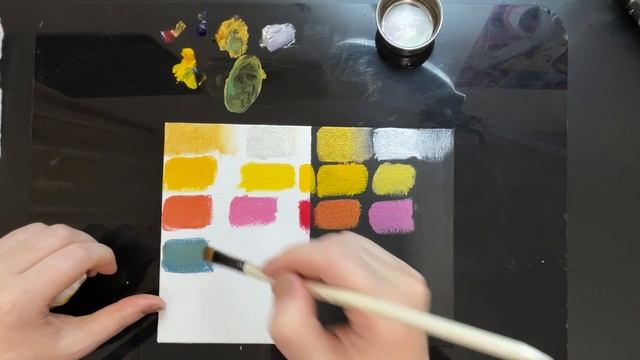 Золото и серебро – обзор масляных красок смотреть онлайн