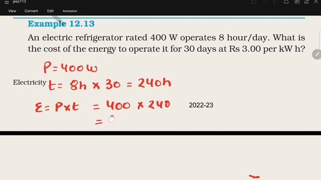 An electric refrigerator rated 400 W operates 8hour/day.what is the cost of the energy to operate i смотреть онлайн