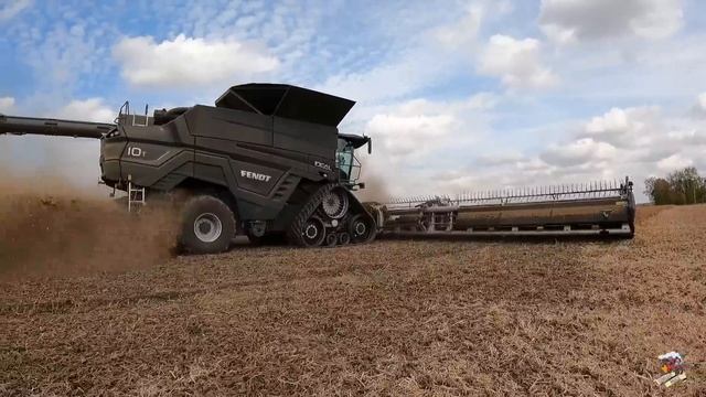 Soybean Harvest in Northwest Ohio with John Deere X9 & Fendt Ideal Combines смотреть онлайн