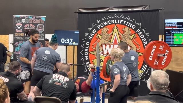 147.5 kg/325 lbs Bench Press смотреть онлайн