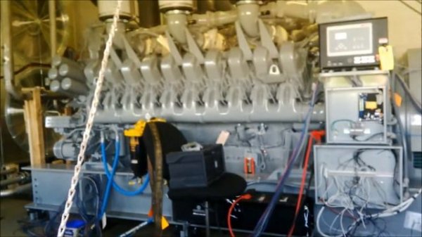 MTU 20V4000 Diesel Engine Generator: Full Load Test