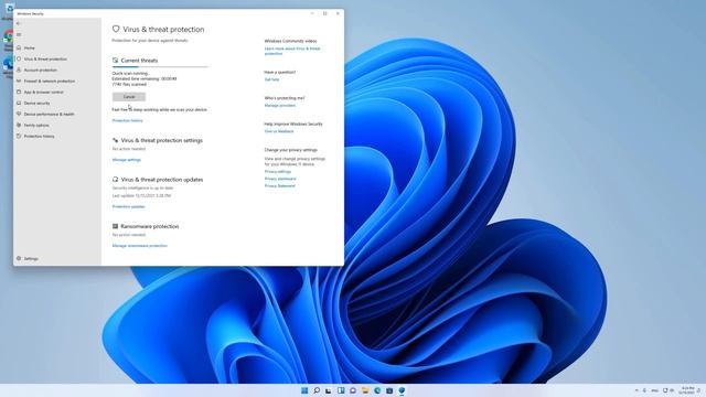 Windows 11 | How to run a quick virus scan смотреть онлайн