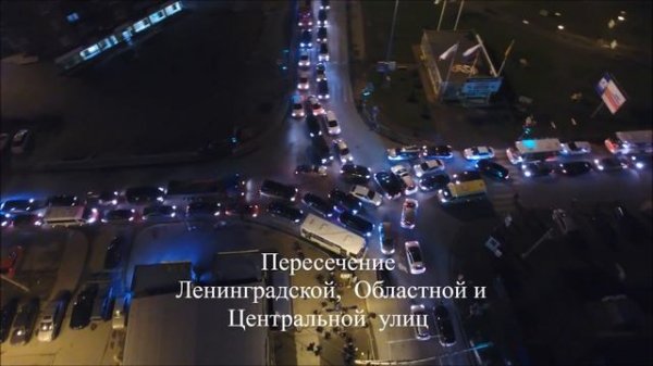 Пробки в Кудрово. Ни выехать. Ни въехать