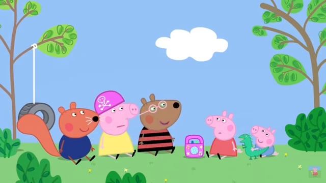PEPPA PIG LISTENING TO OLD TOWN ROAD! смотреть онлайн