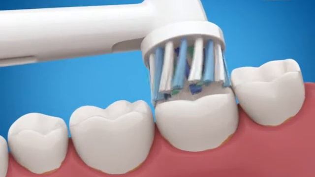 Oral-B Cross Action replacement toothbrush head смотреть онлайн