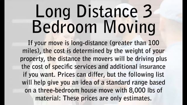 Average Cost to Move a 3 Bedroom House смотреть онлайн