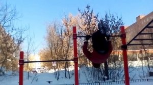 Иголочка на турнике. Обучающее видео