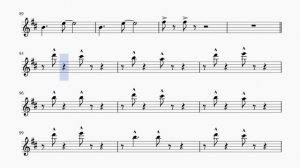 Bali Run by Lee Ritenor and Bob Javes. +version for altosax (performed by MuseScore)