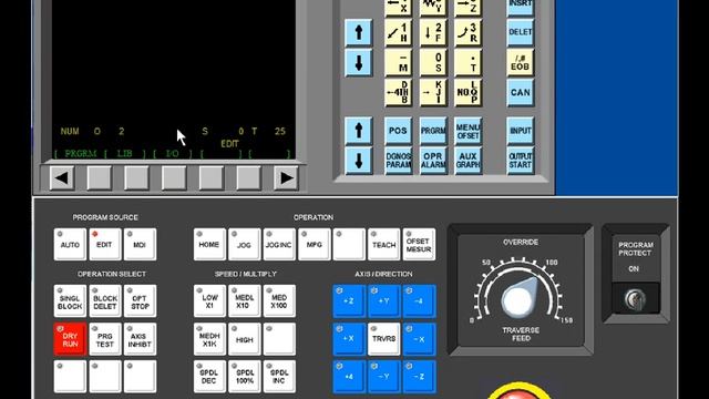 Borrado de programa NC FANUC 0D смотреть онлайн