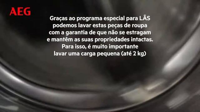 Como lavar roupas de lã na máquina de lavar? | AEG смотреть онлайн