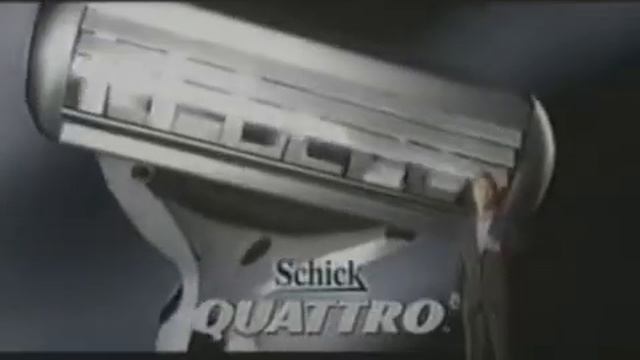Schick Quattro Television Advertisement Commercial смотреть онлайн