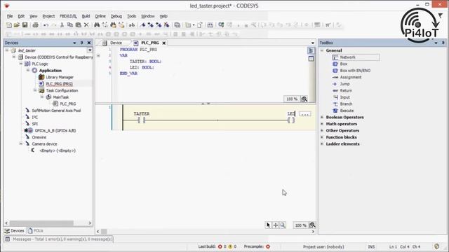 Raspberry Web interface with CODESYS смотреть онлайн