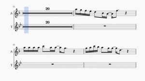 Ты мне веришь или нет. А.Рыбников - И.Кохановский. Для двух саксофонов