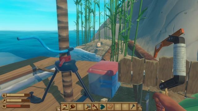 Ешь, пей, бей акулу - Прохождение Raft #2 смотреть онлайн