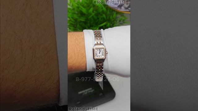 Кварцевые женские часы Cartier. Каталог в описании. смотреть онлайн