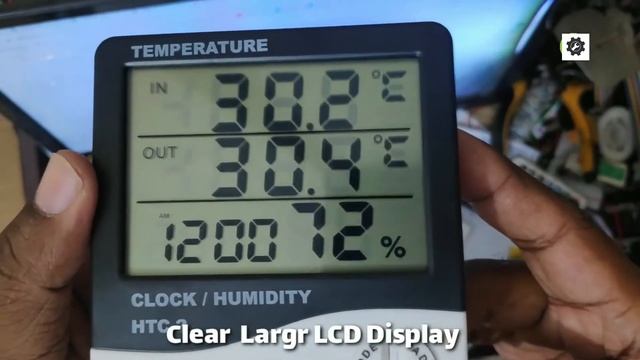 HTC-2 Digital LCD Thermometer Hygrometer Electronic Temperature Humidity Meter смотреть онлайн