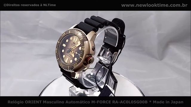 Relógio ORIENT Masculino Automático M-FORCE RA-AC0L05G00B *Edição Especial Made in Japan смотреть онлайн