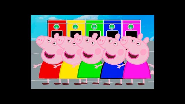 Свинка пеппа цвета смотреть онлайн