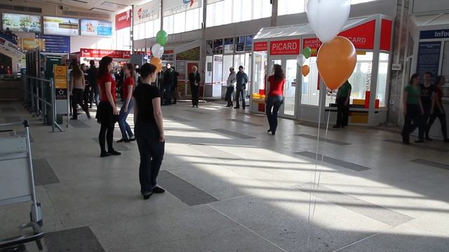 Irish dance flashmob in Strigino (Nizhny Novgorod) смотреть онлайн
