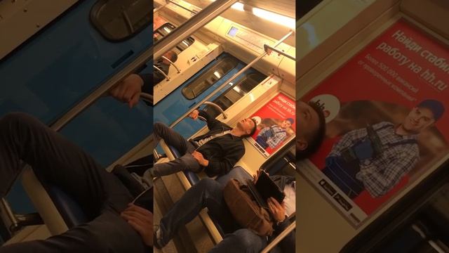 Москва. Метро. Шок контент. Обкуренный. смотреть онлайн