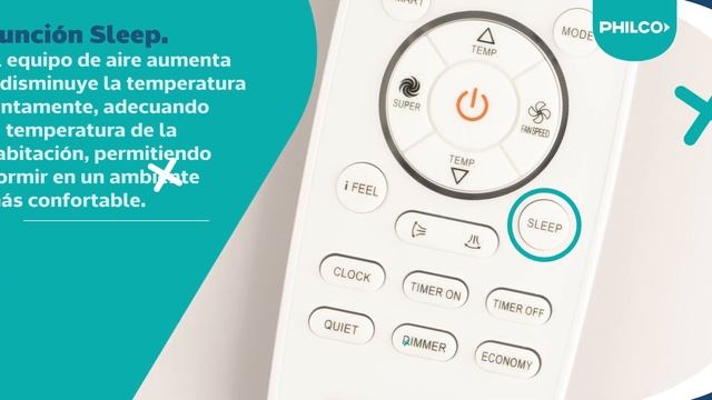 Philco, Aire Acondicionado On Off Control Remoto blanco смотреть онлайн