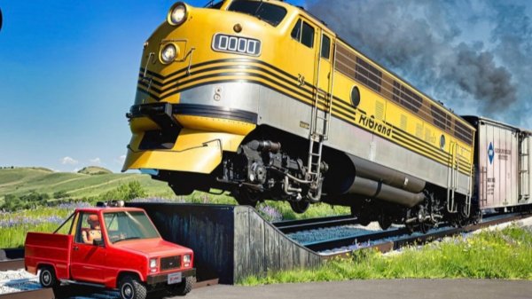 Поезд 🚝 в BeamNG Drive