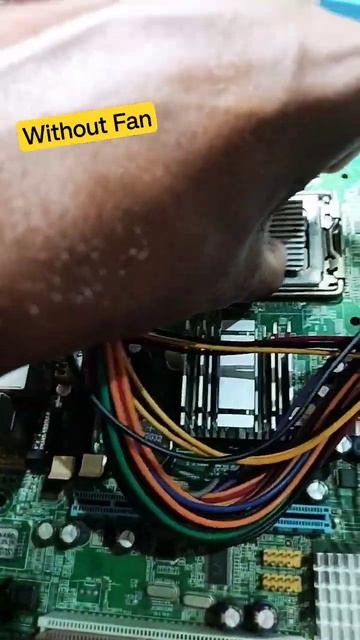Without CPU Cooling Fan Use External Cooling Heatsink#macnitesh#2023shorts#virulshorts смотреть онлайн