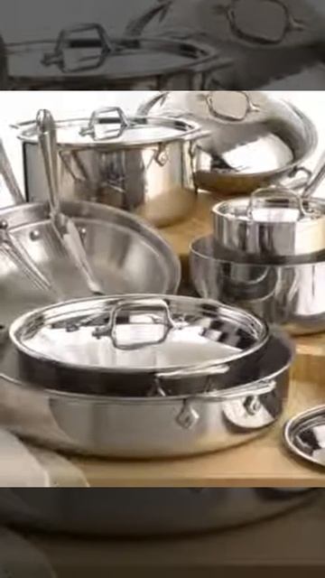 All Clad Stainless 14 Piece Cookware Set смотреть онлайн