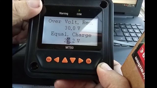 DIY Programmierung des Mppt Ladereglers "Epever Trace AN" mit dem MT50 Teil 2 смотреть онлайн