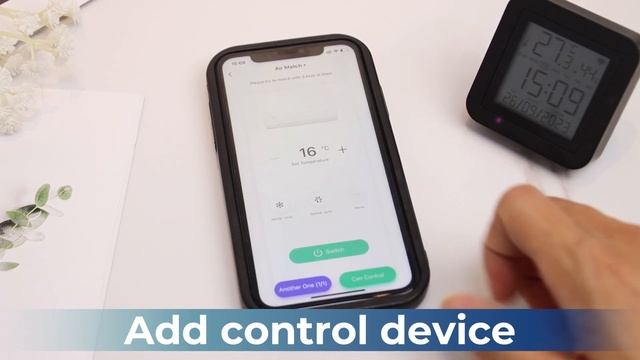 Tuya WIFI temperature and humidity universal remote control Vvoice control смотреть онлайн