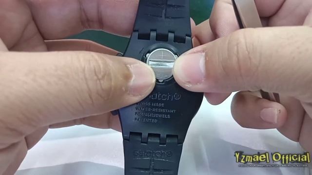 SWATCH IRONY CHANGE BATTERY AND ZINC SUBDIAL HANDS