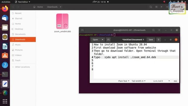 How to install Zoom in Ubuntu Linux смотреть онлайн